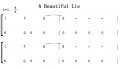 A Beautiful Lie   ˫