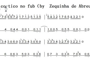 Tico-tico no fub（by  Zequinha de Abreu) 钢琴谱 钢琴简谱 钢