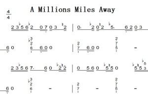 A Millions Miles Away 6 钢琴谱 简谱 双手简谱 在线播放 下载