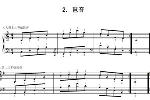 中央音乐学院钢琴考级3级 基本练习.2. 琶音 有试听 带指法