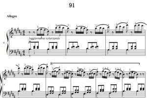 车尔尼139 钢琴简易练习曲 第91 首 钢琴双手简谱