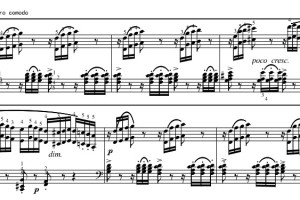 车尔尼553 钢琴八度练习曲作品 第2首 钢琴谱 钢琴双手简谱