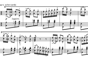 车尔尼553 钢琴八度练习曲作品 第3首 钢琴谱 钢琴双手简谱