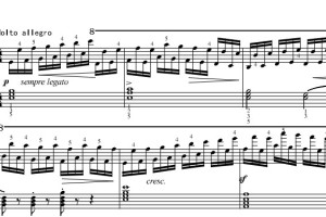 车尔尼553 钢琴八度练习曲作品 第4首 钢琴谱 钢琴双手简谱