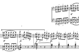 车尔尼553 钢琴八度练习曲作品 第6首 钢琴谱 钢琴双手简谱