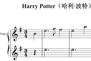 Harry Potter（哈利·波特）影视原声版 钢琴双手简谱 简五谱 钢琴谱