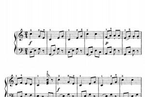 丰收之歌 钢琴简谱 小学幼儿 简单版 带试听 赠五线谱指法 下载