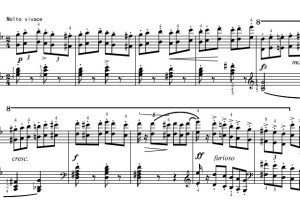 车尔尼553 钢琴八度练习曲作品 第5首 钢琴谱 钢琴双手简谱