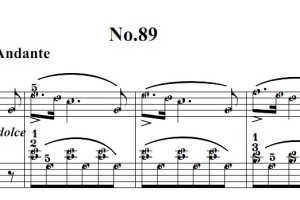 拜厄钢琴基础教程 第 No.89首 钢琴双手简谱 钢琴谱 钢琴简谱 简五谱有指法