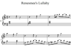 renesmee’s lullaby（暮光之城）影视原声版 钢琴双手简谱 简五谱 钢琴谱